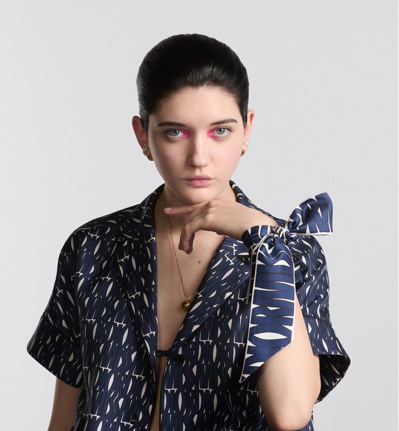 Dior Miss Dior Allover Mitzah Scarf outlook