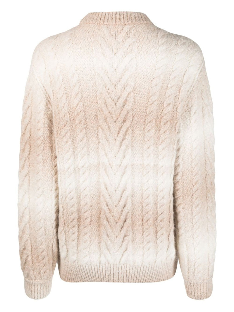 PHILIPP PLEIN Skull&Bones stripe-pattern knitted jumper outlook