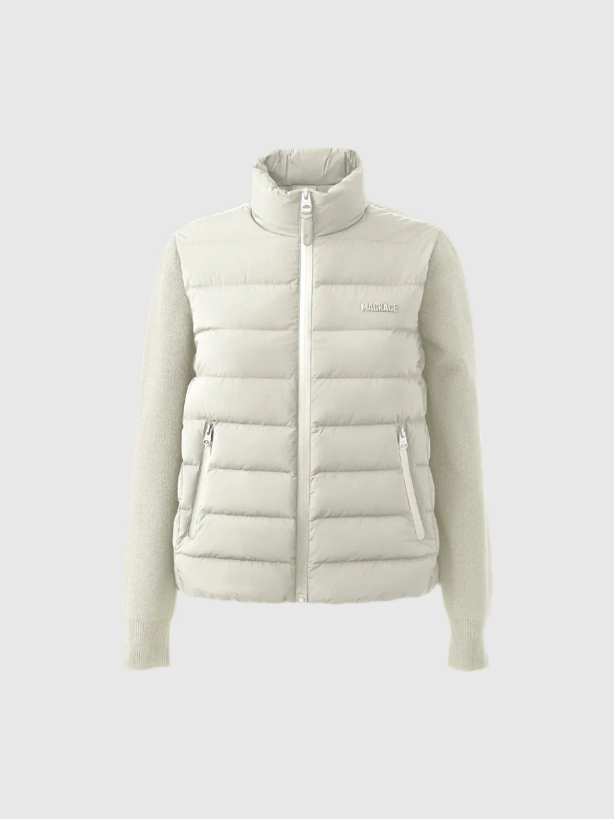 OCEANE-CITYZ Light down mixed-media jacket - 1