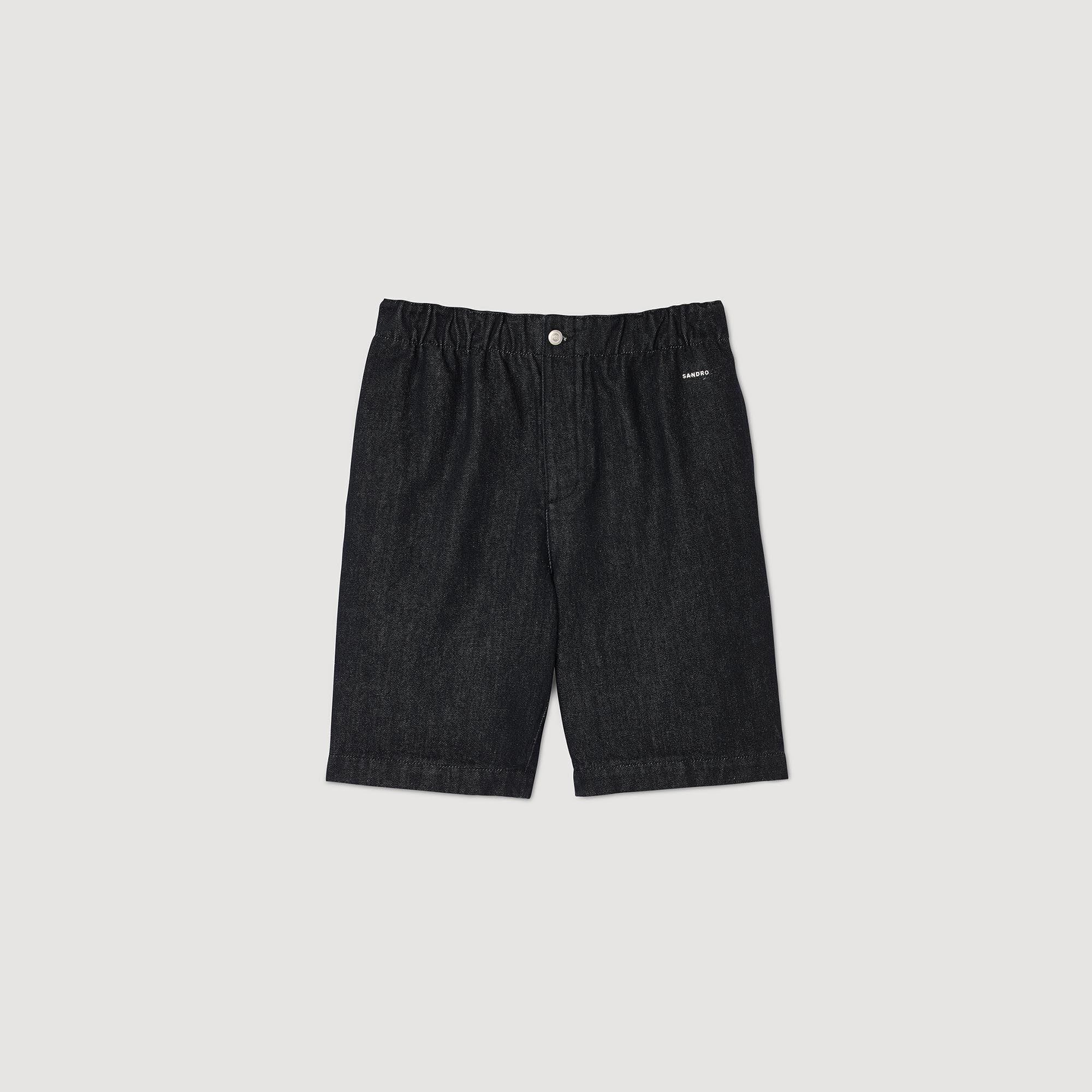 RAW DENIM BERMUDA SHORTS - 1