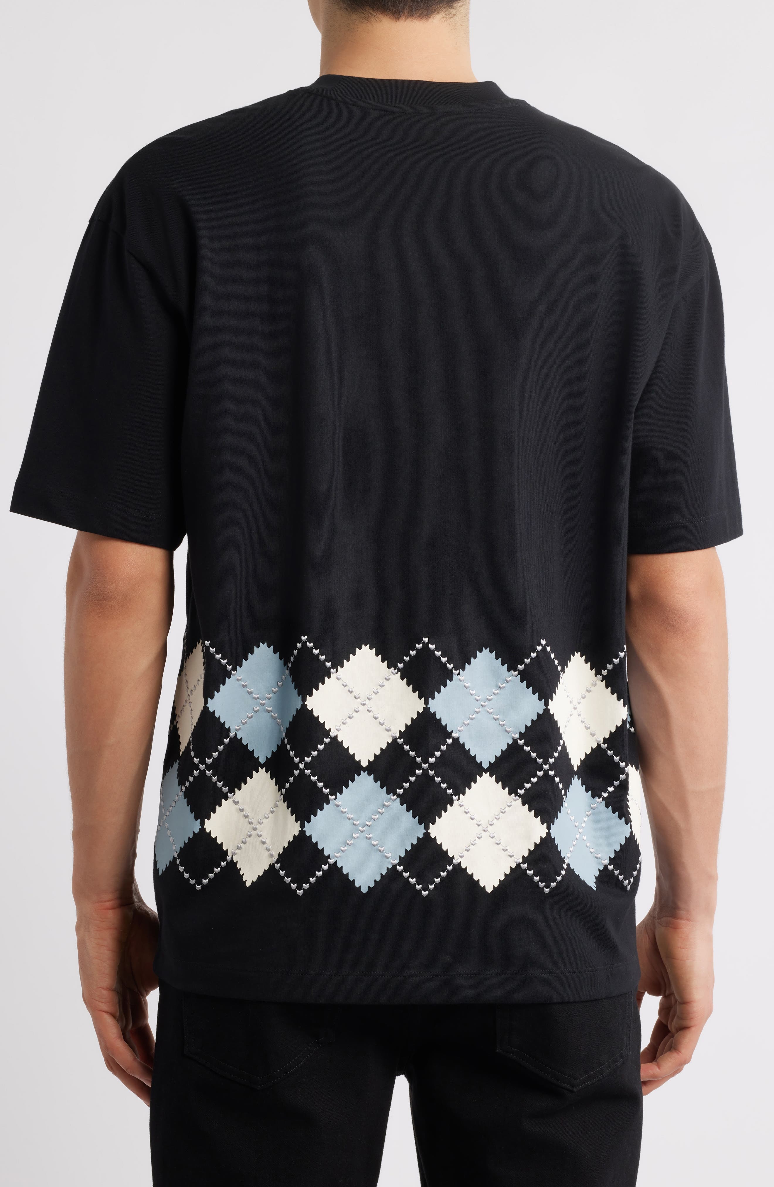 HUGO Dulapo Argile Cotton T-Shirt in Black at Nordstrom - 2