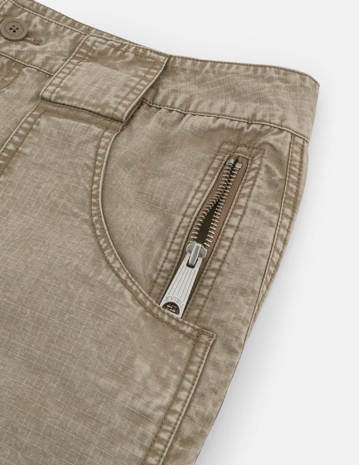 Seagull and Kamon Embroidery Straight Fit Woven Joggers - 10