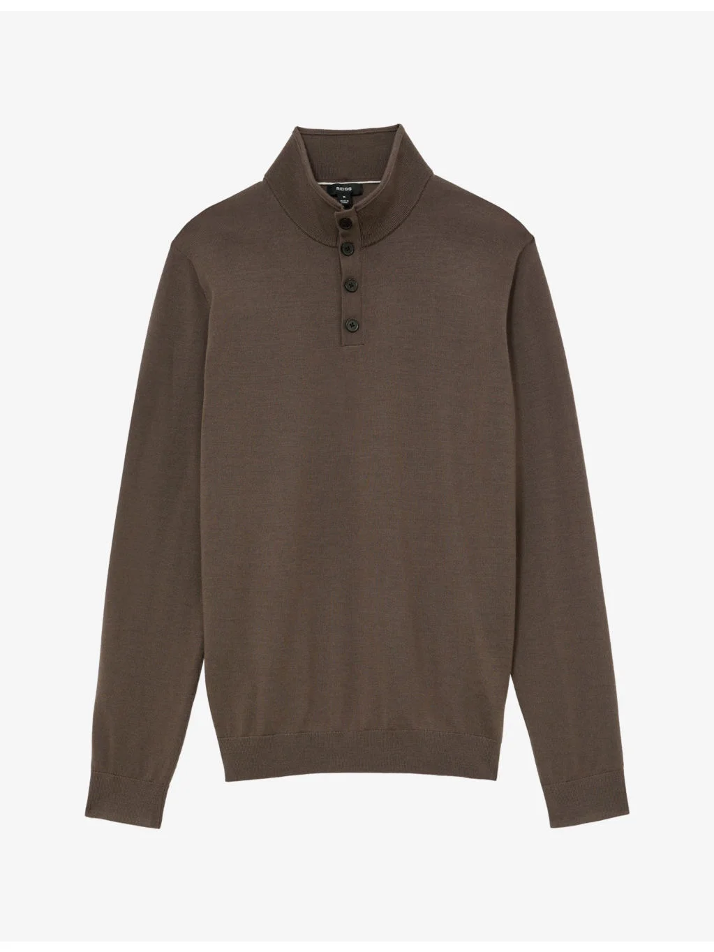 Farnham High-Neck Wool Jumper - 1