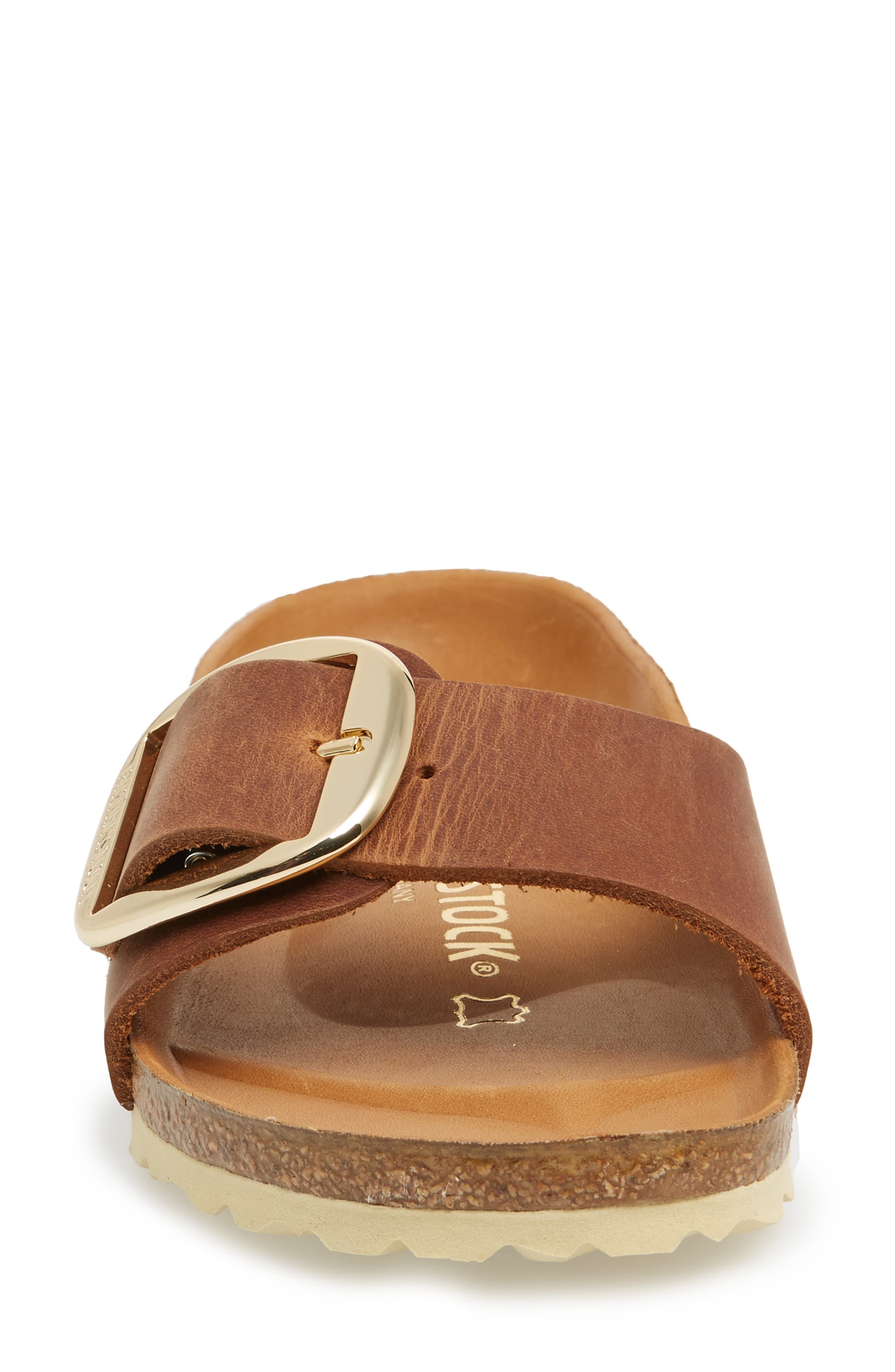 Madrid Big Buckle Slide Sandal - 5