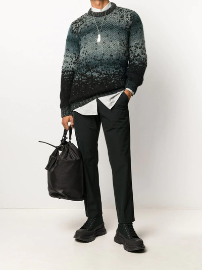 Prada tapered tailored trousers outlook