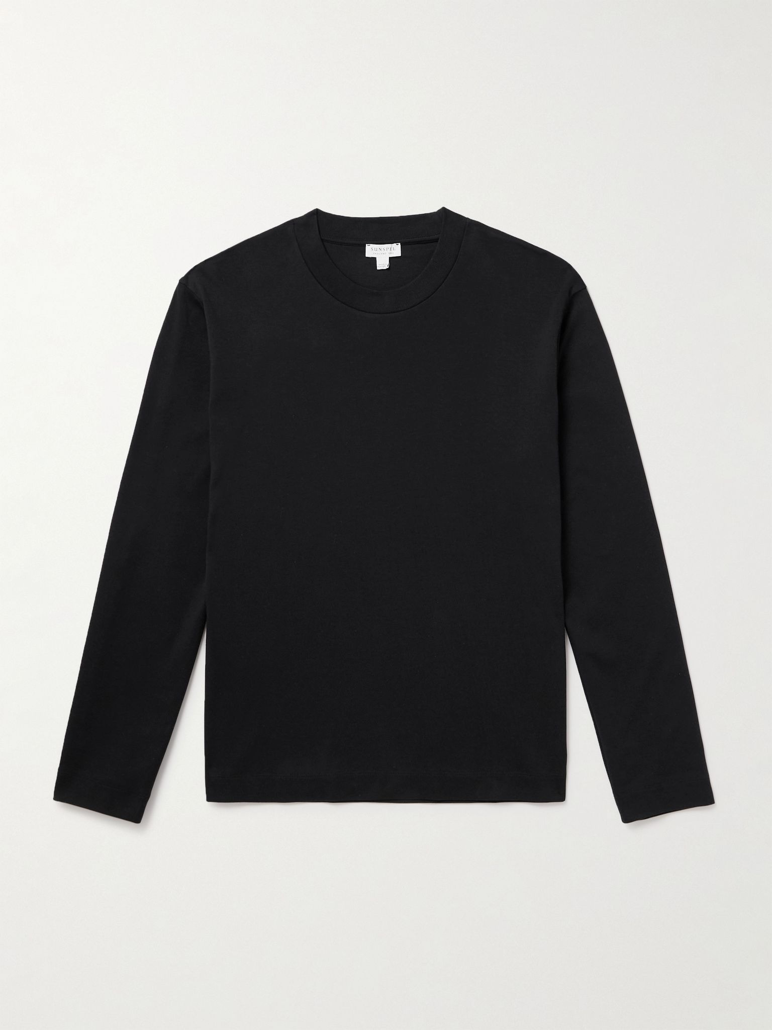 Cotton-Jersey T-Shirt Black - 1