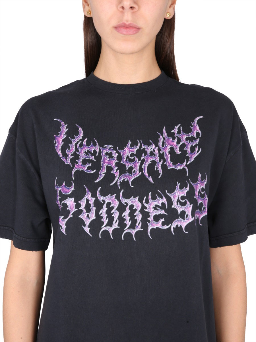 Versace Goddess Oversized T-Shirt - 4