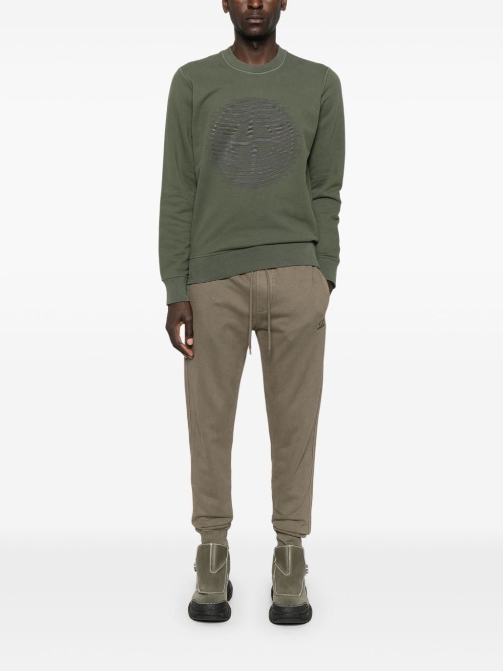 logo-embroidered track pants - 2