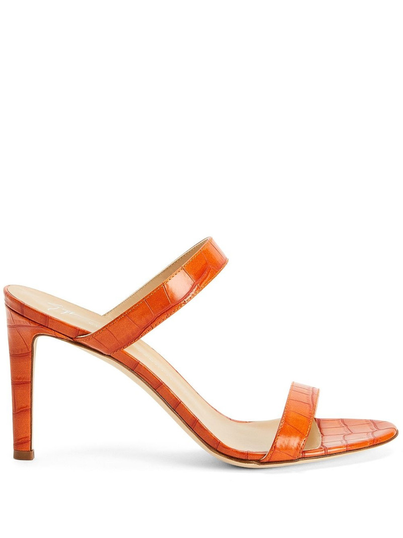 Calista 85mm 더블 스트랩 mules 1