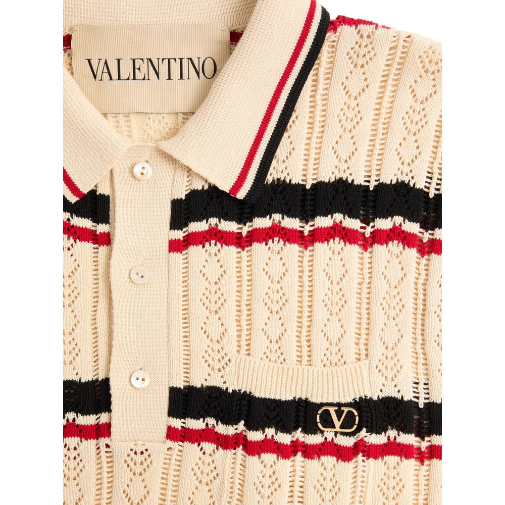 Valentino Neutrals Polo Shirts Men - 4