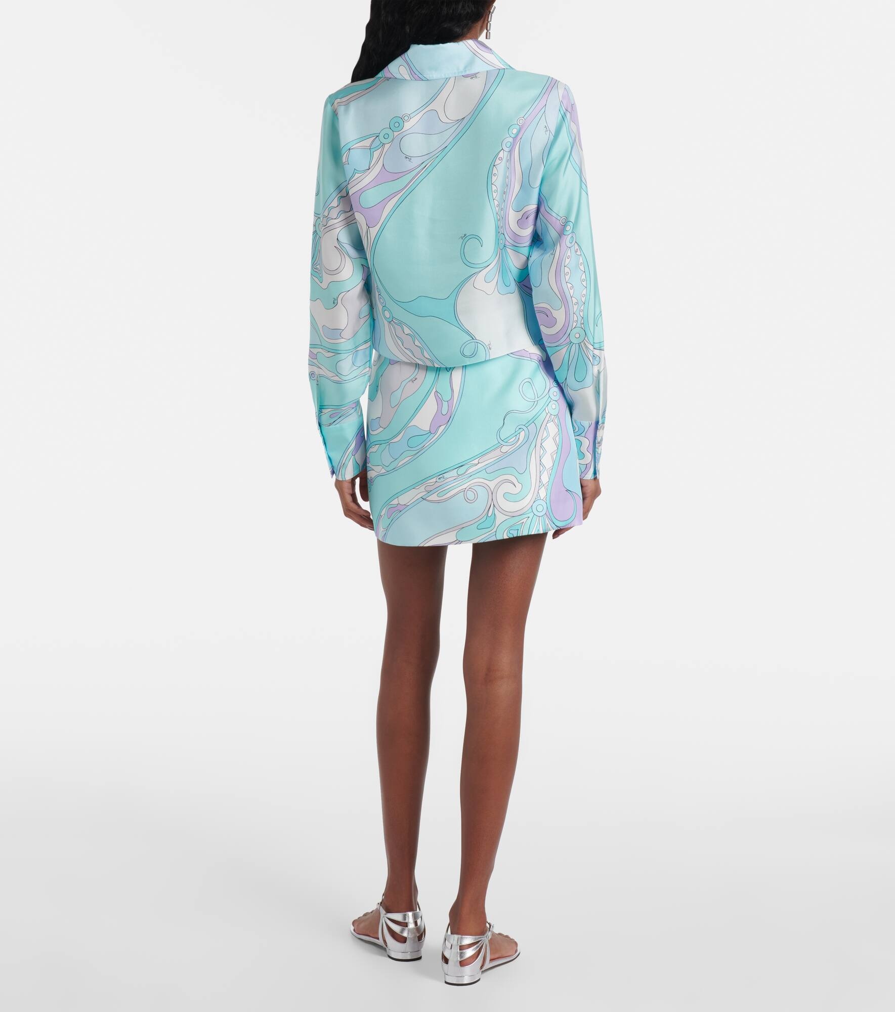 Orchidee silk shirt - 3