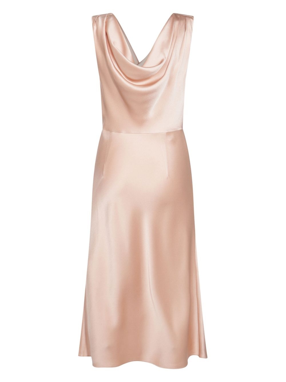 satin midi dress - 2