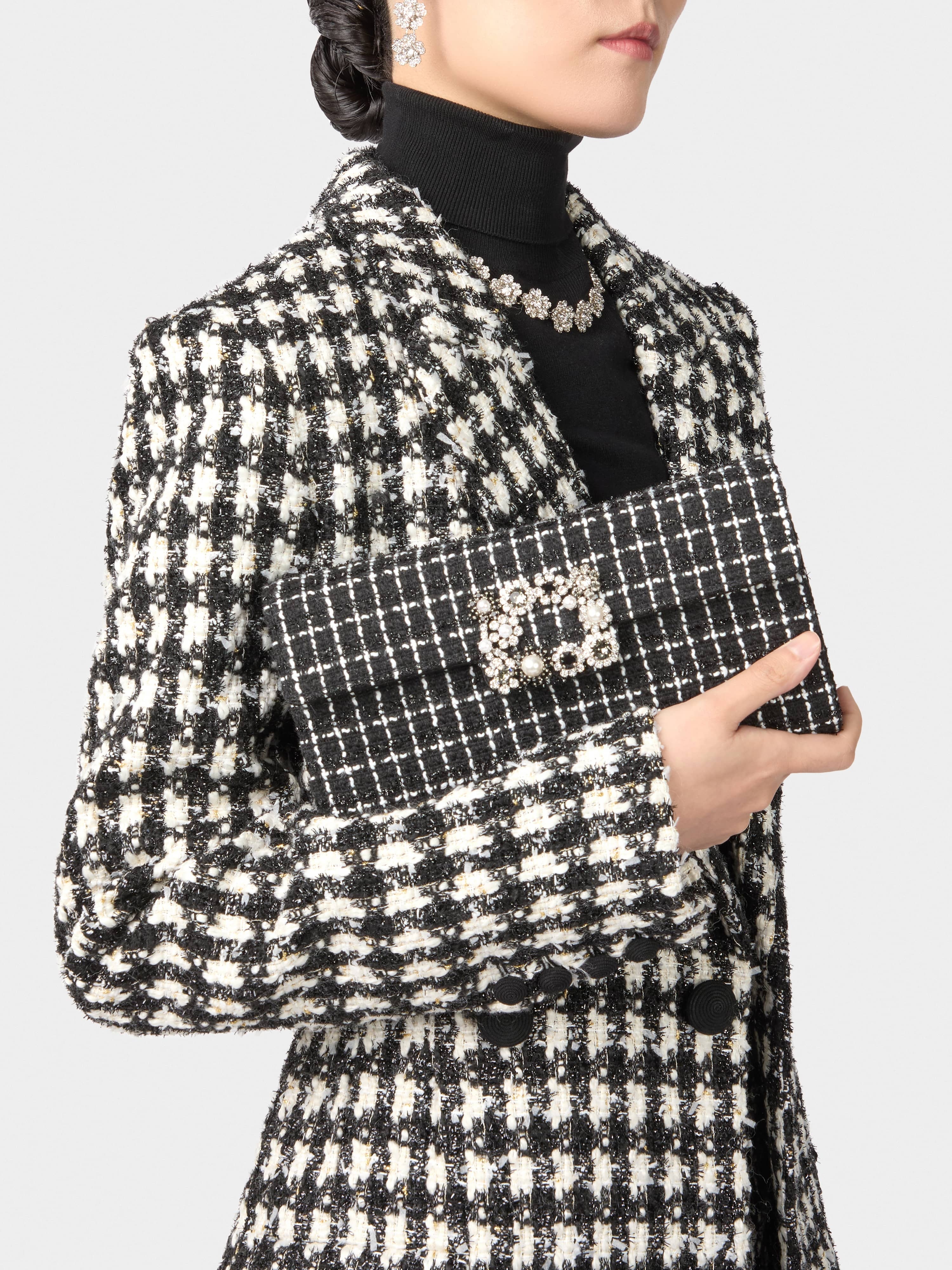 Efflorescence Clutch in tweed - 7