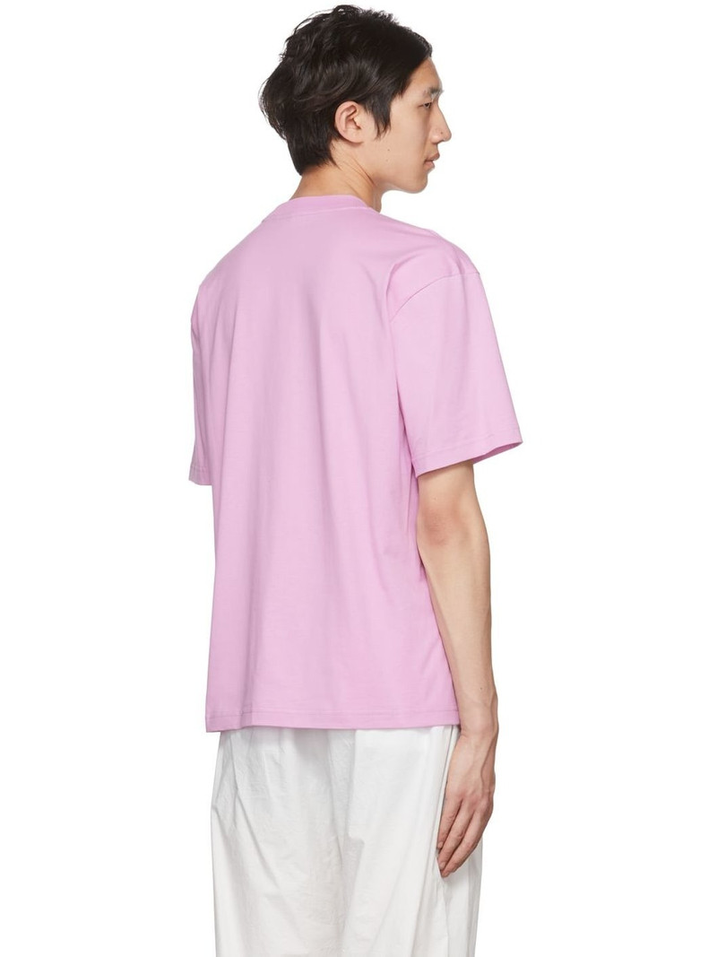 embroidered 로고 면 T 셔츠 3