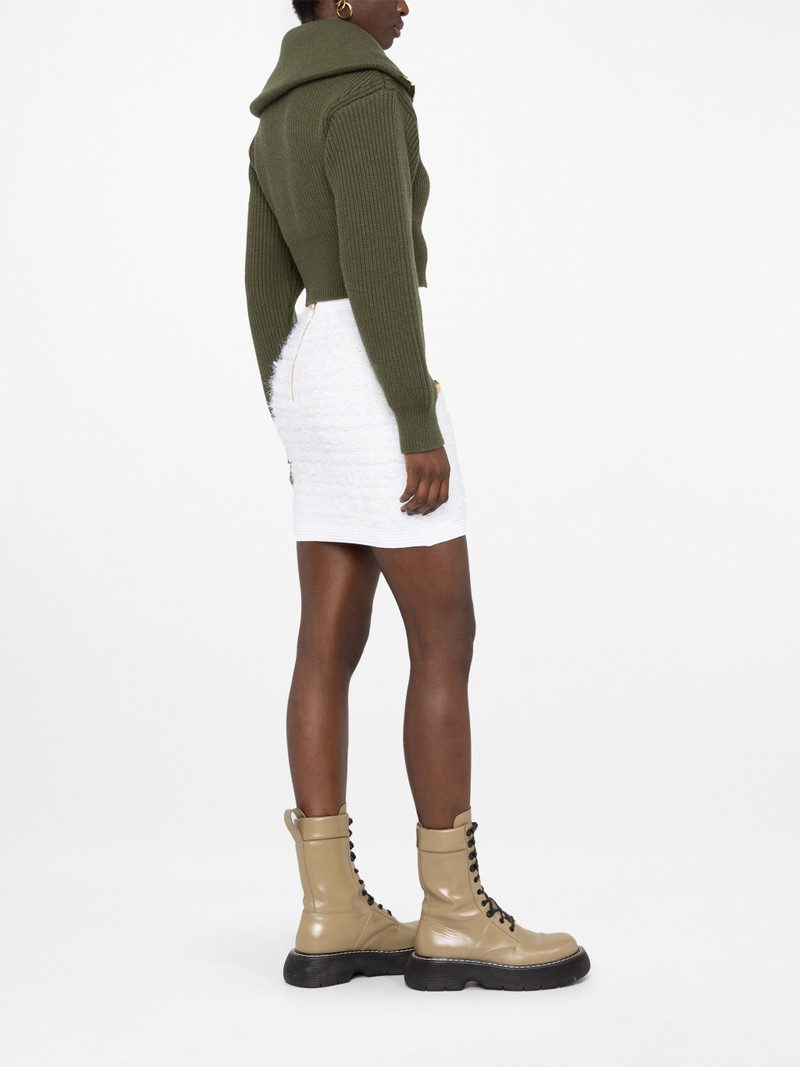 fitted tweed mini skirt 3