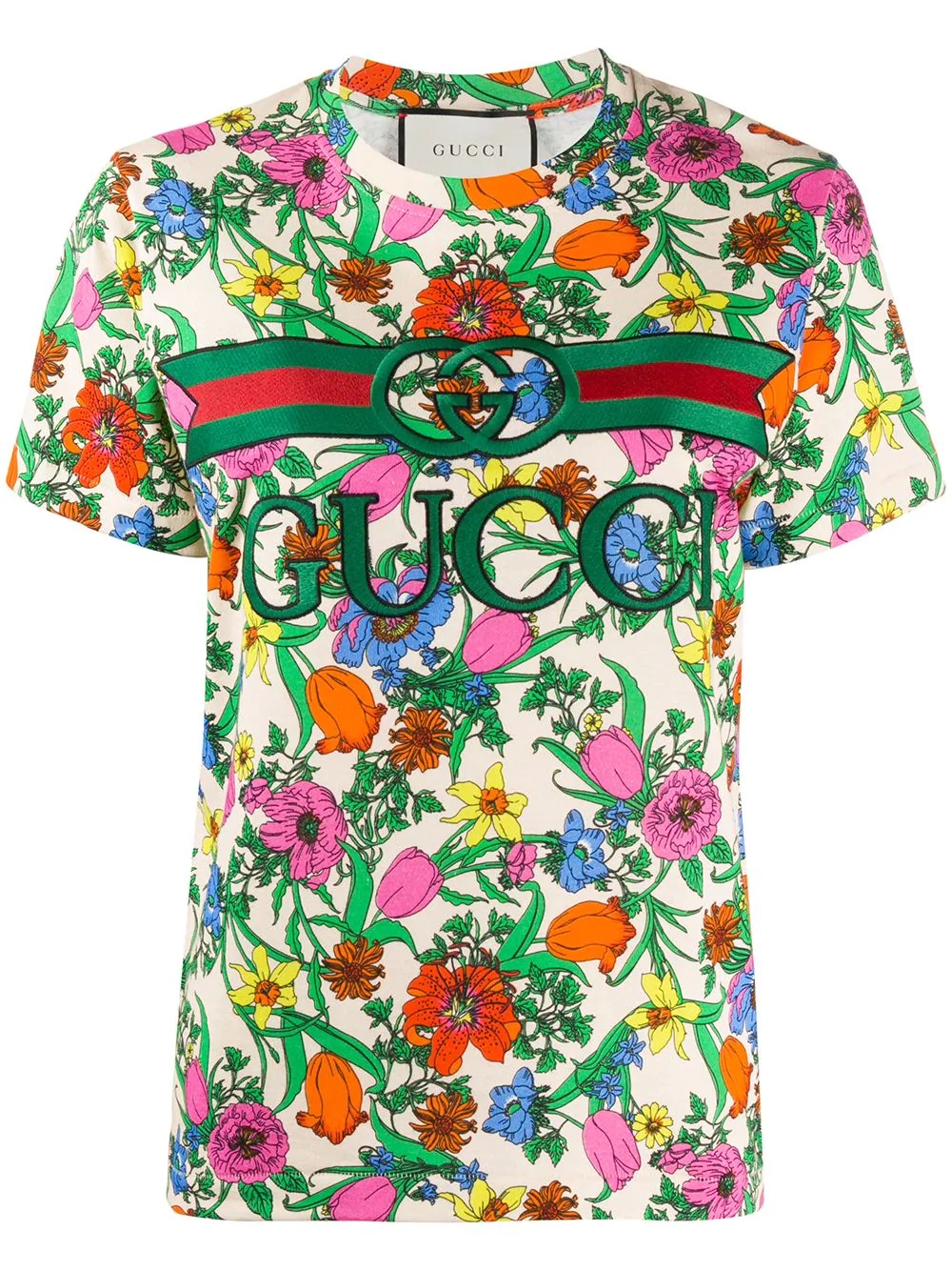 Pop Flora short-sleeved T-shirt - 1