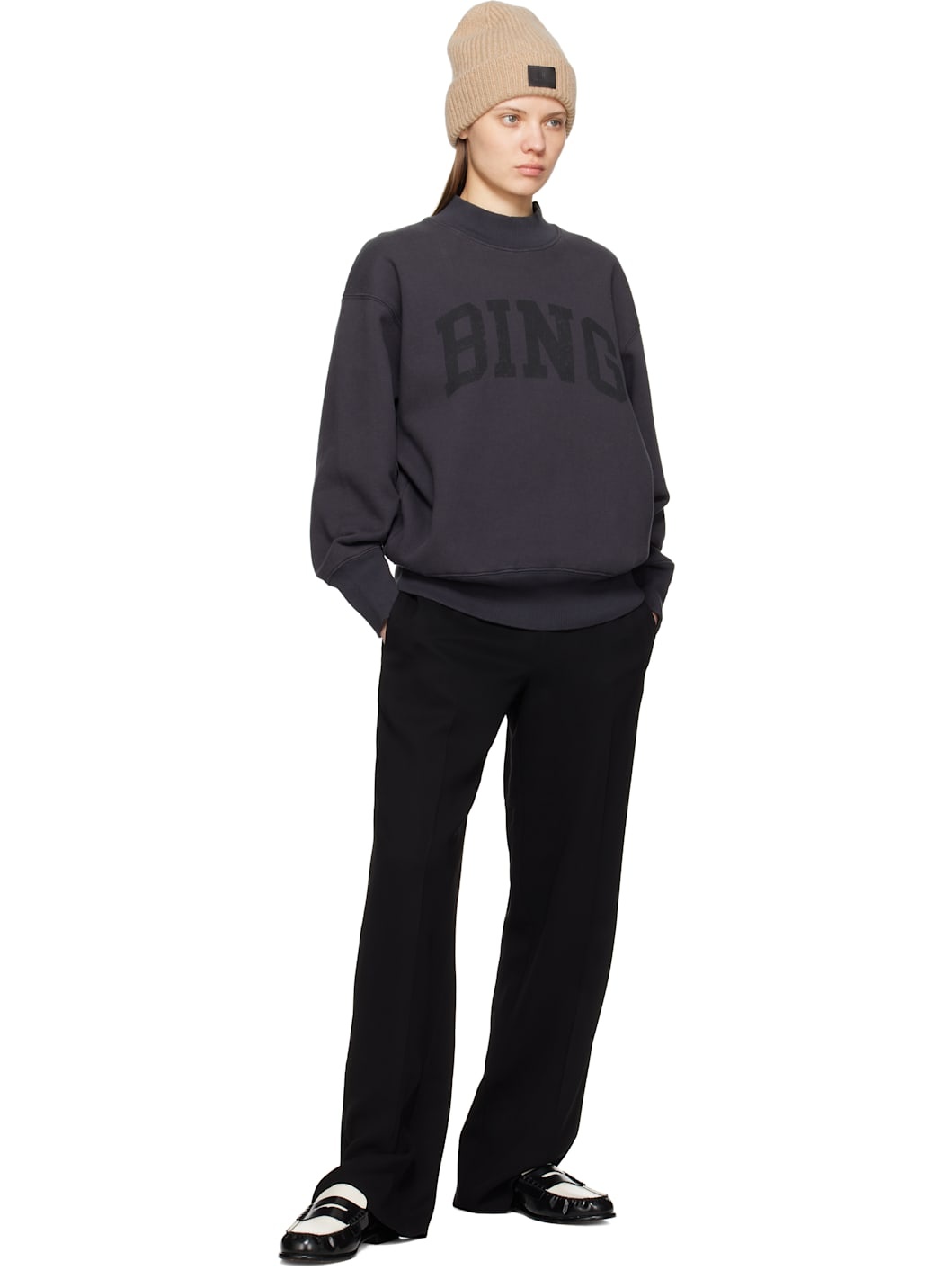 Black Bradie 'Bing' Sweatshirt - 4