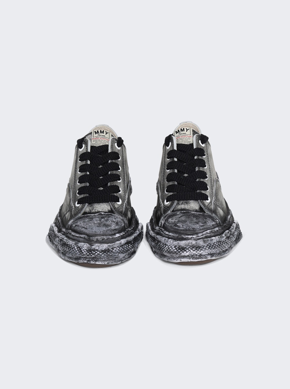 Peterson 23 Low Original Sole Faded Effect Leather Black - 5