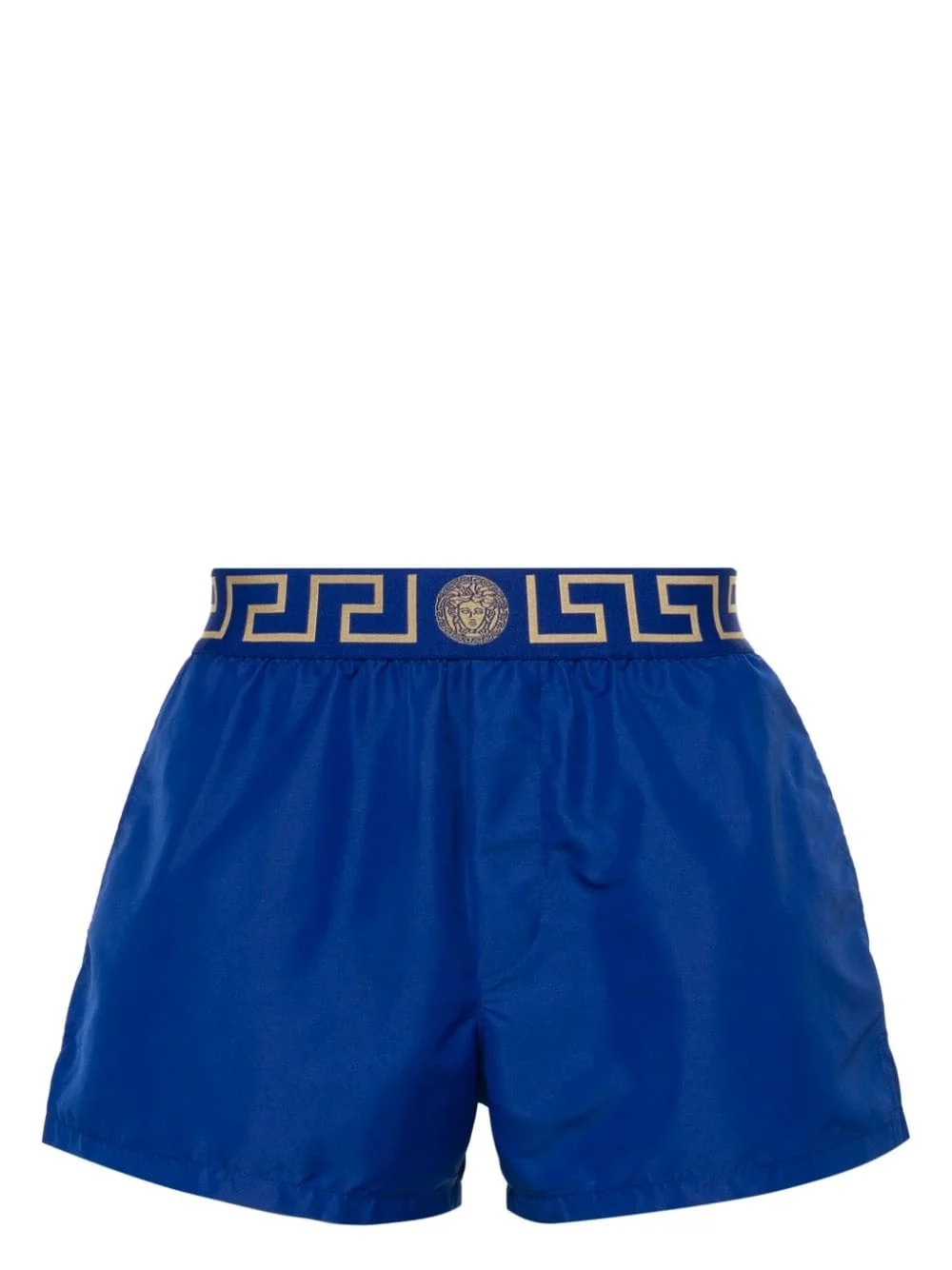 Greca-waistband swim shorts - 1