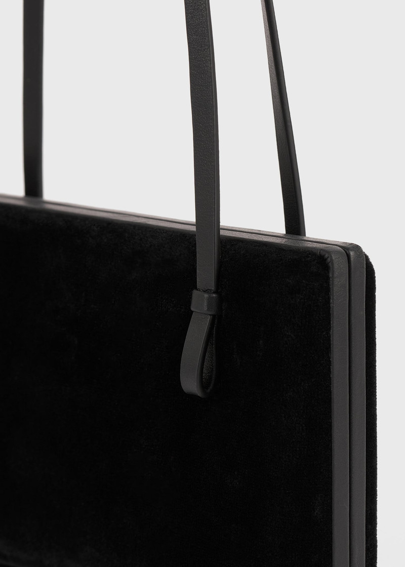 Cocktail velvet bag black 6