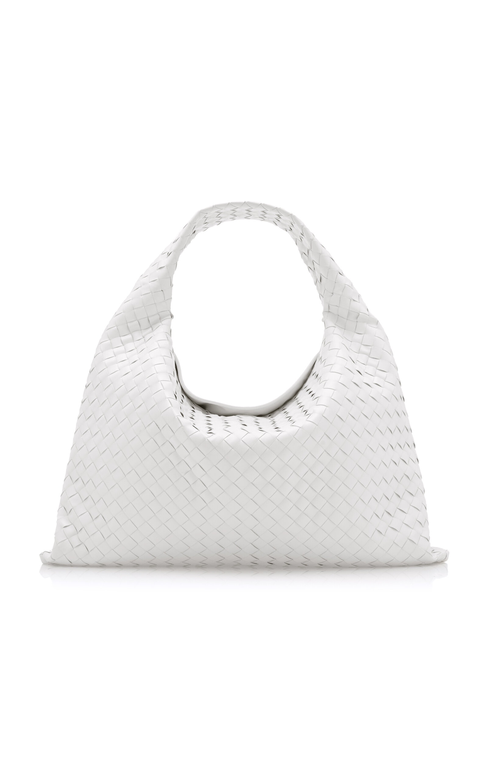 BOTTEGA VENETA, Small Hop Intrecciato 15 Leather Hobo Bag, Women