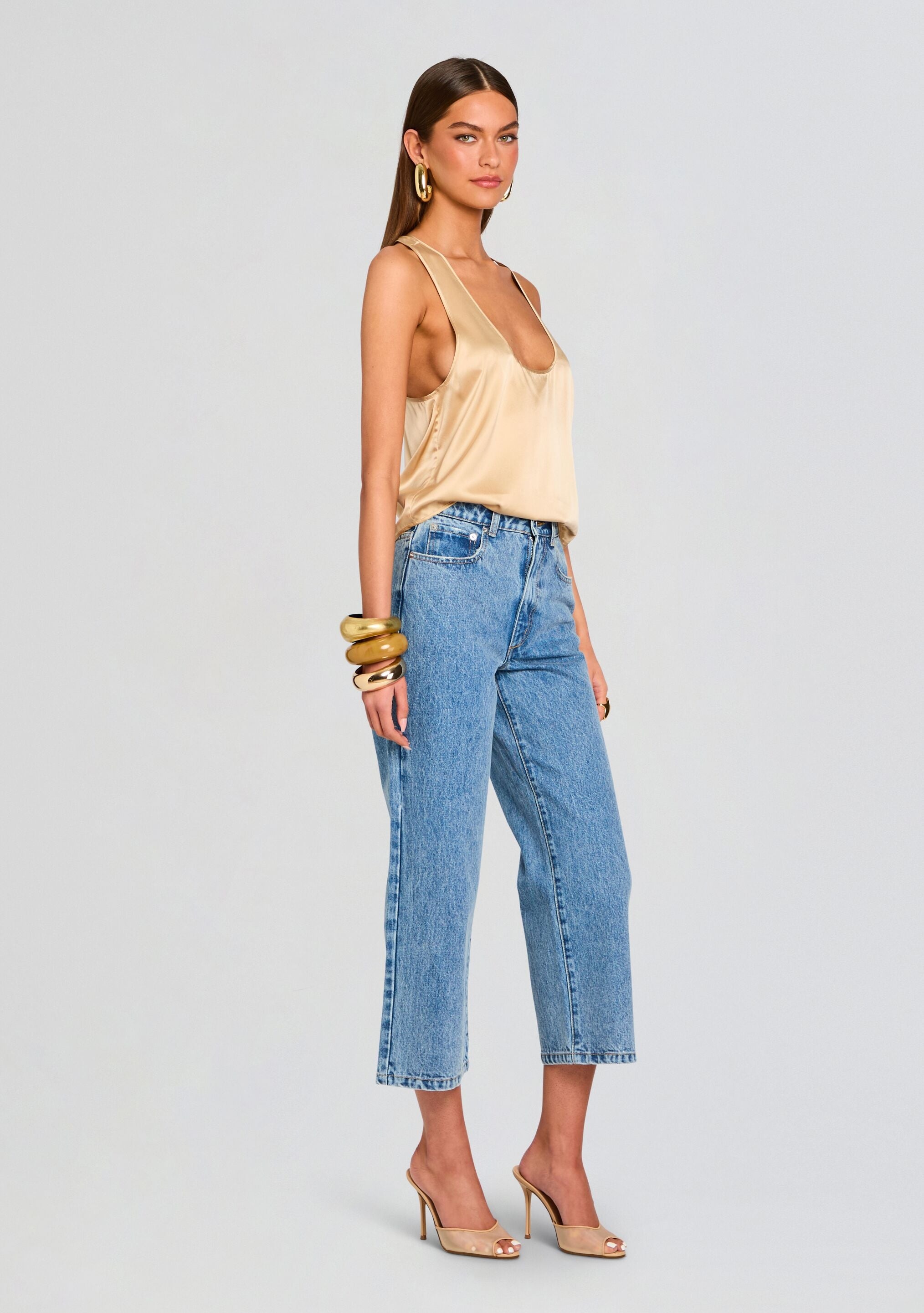 KIRT WIDE LEG CROPPED JEANS - 3