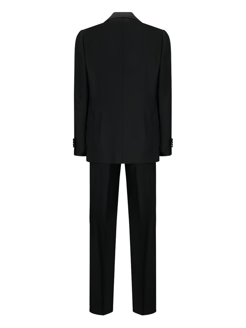 LARDINI cotton single-button suit outlook