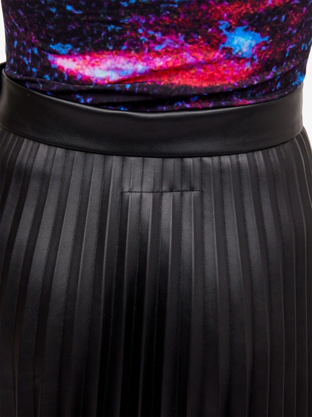 high-waist pleated skirt - 7