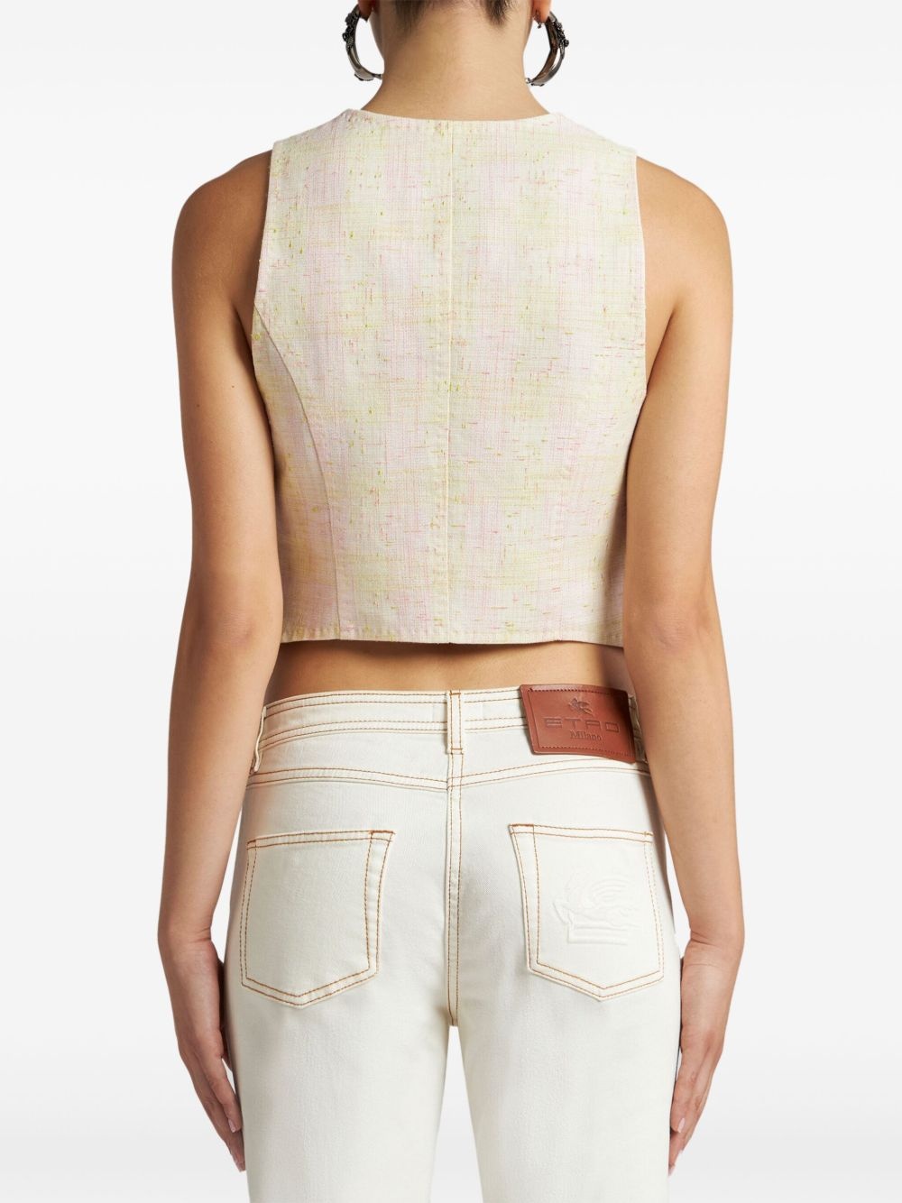 slub waistcoat - 4