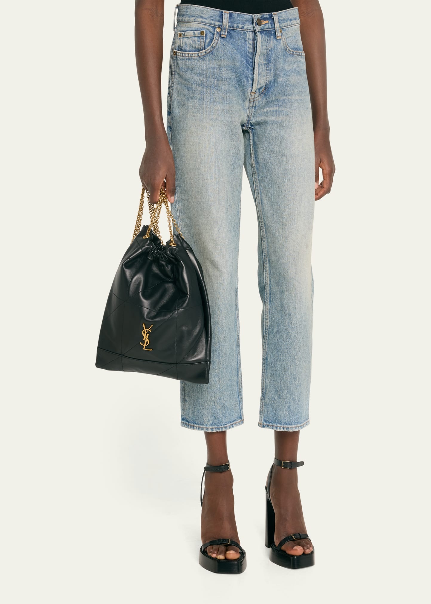 Jamie 4.3 Pochon YSL Shoulder Bag in Quilted Leather - 2