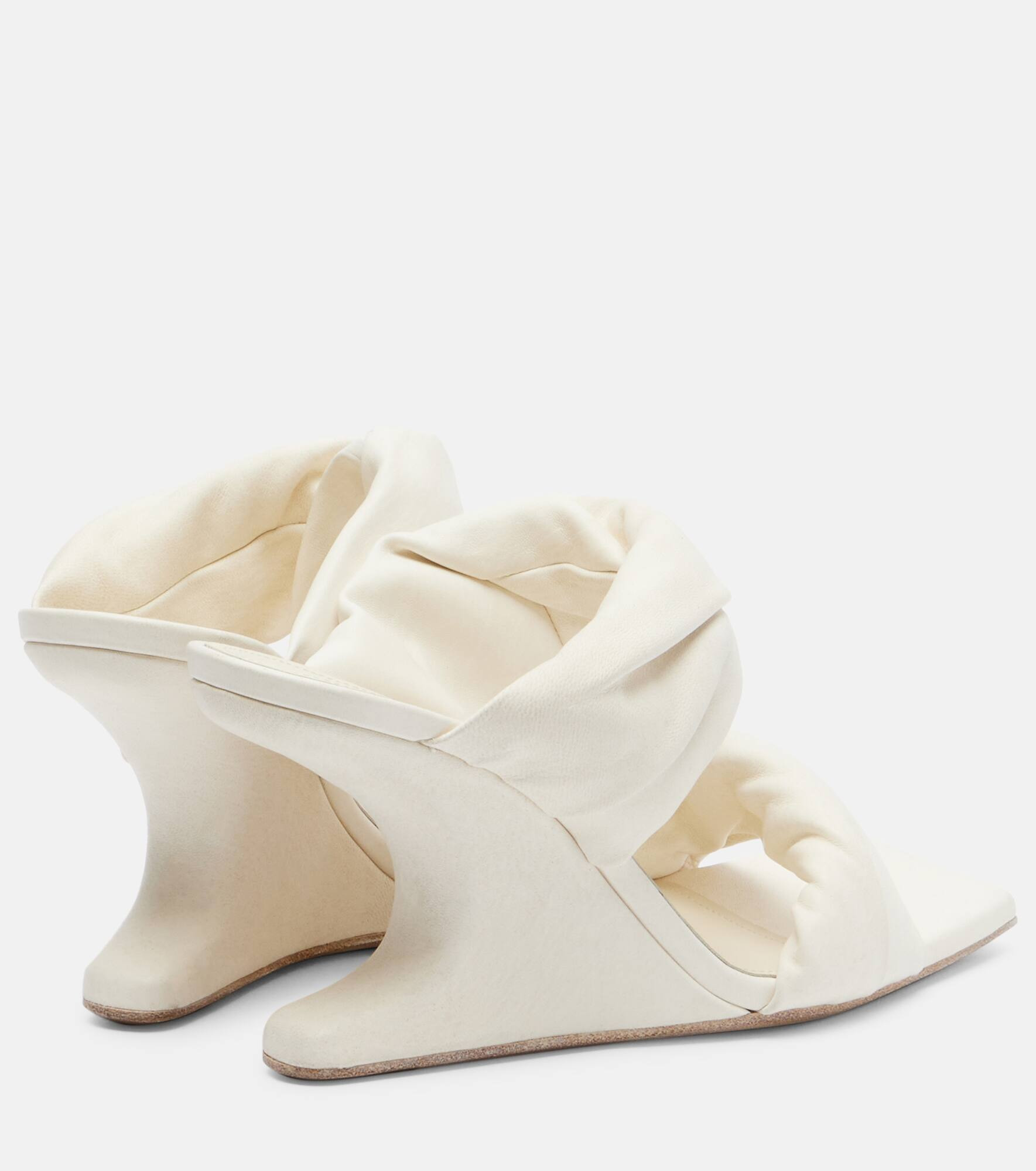 Twisted Cantilever 80 leather mules - 2