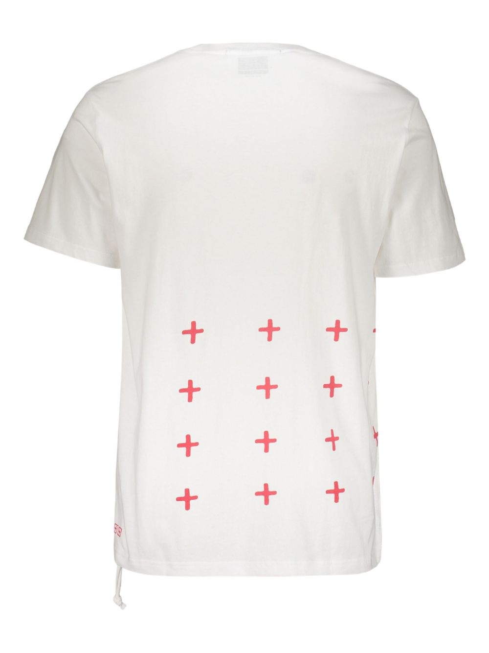 globe-print ribbed T-shirt - 2