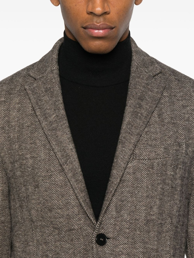 herringbone two-button jacket 5