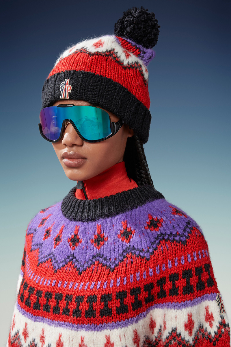 Moncler Alpaca & Wool Jacquard Beanie outlook