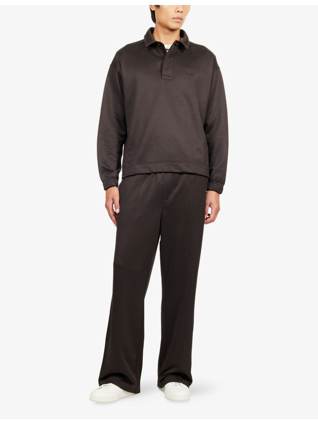 Loose-Fit Fleece Cotton-Blend Polo Shirt - 2