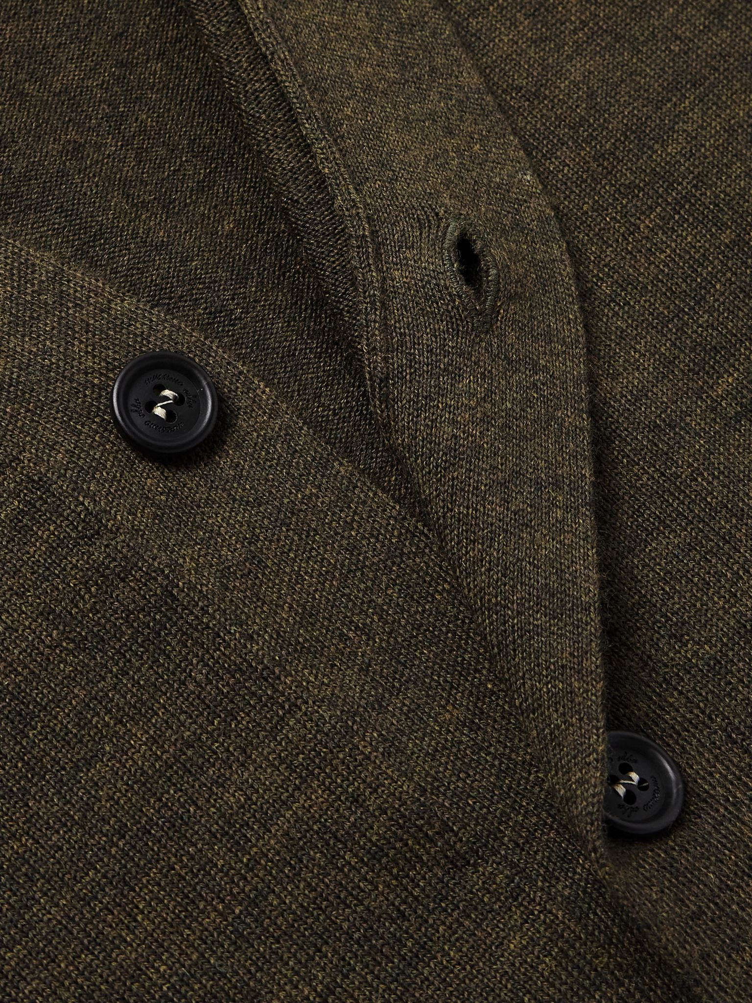 Darcy Virgin Wool Cardigan Brown - 4