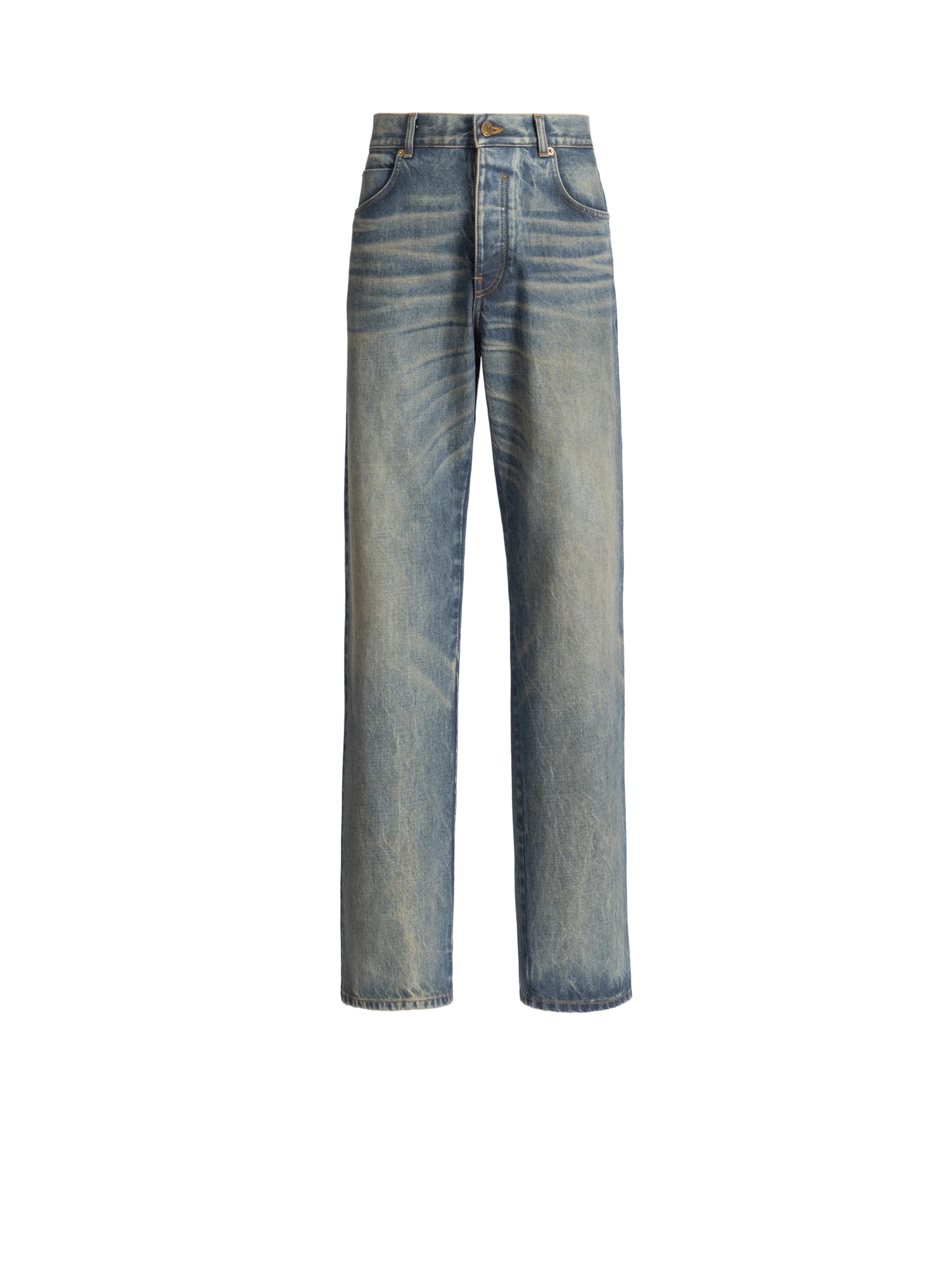 Loose-fit jeans in Vintage blue denim - 1
