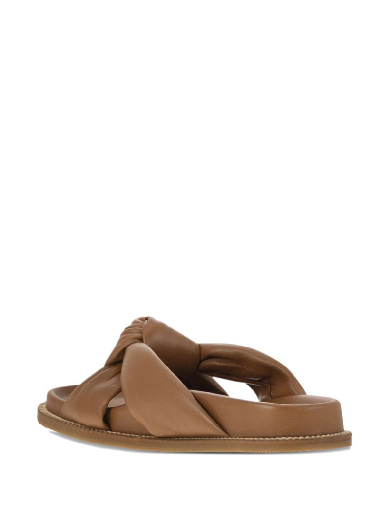 knot-detail leather sandals 5