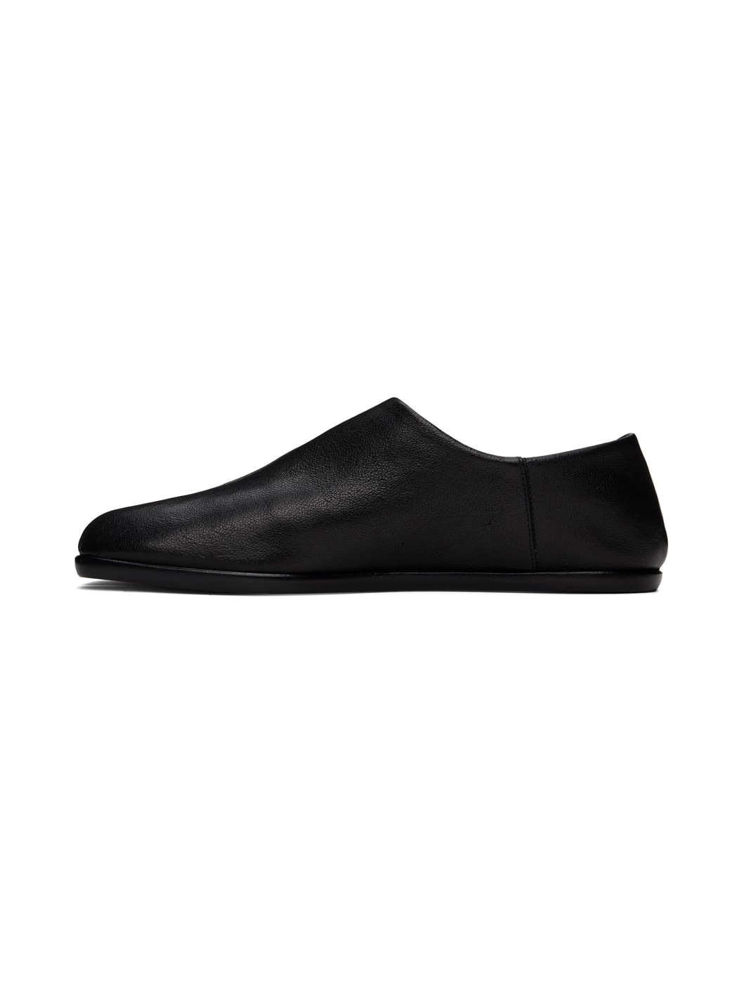 Black Tabi Babouche Loafers - 3