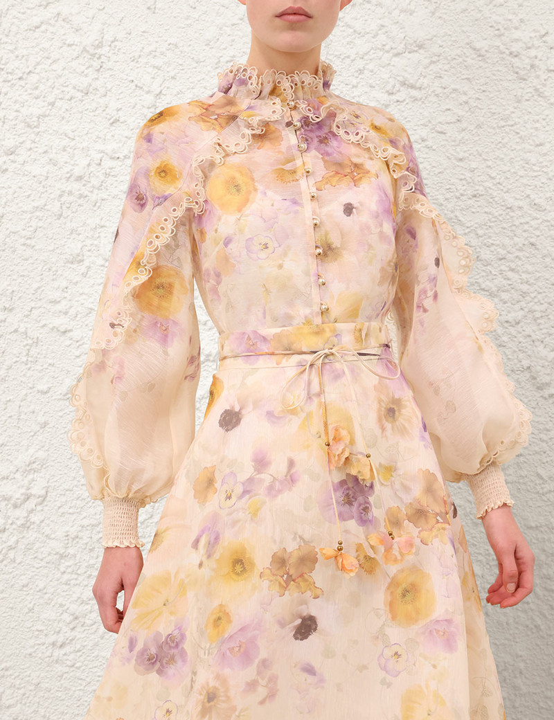 Zimmermann MEMENTO EMBROIDERED BLOUSE outlook