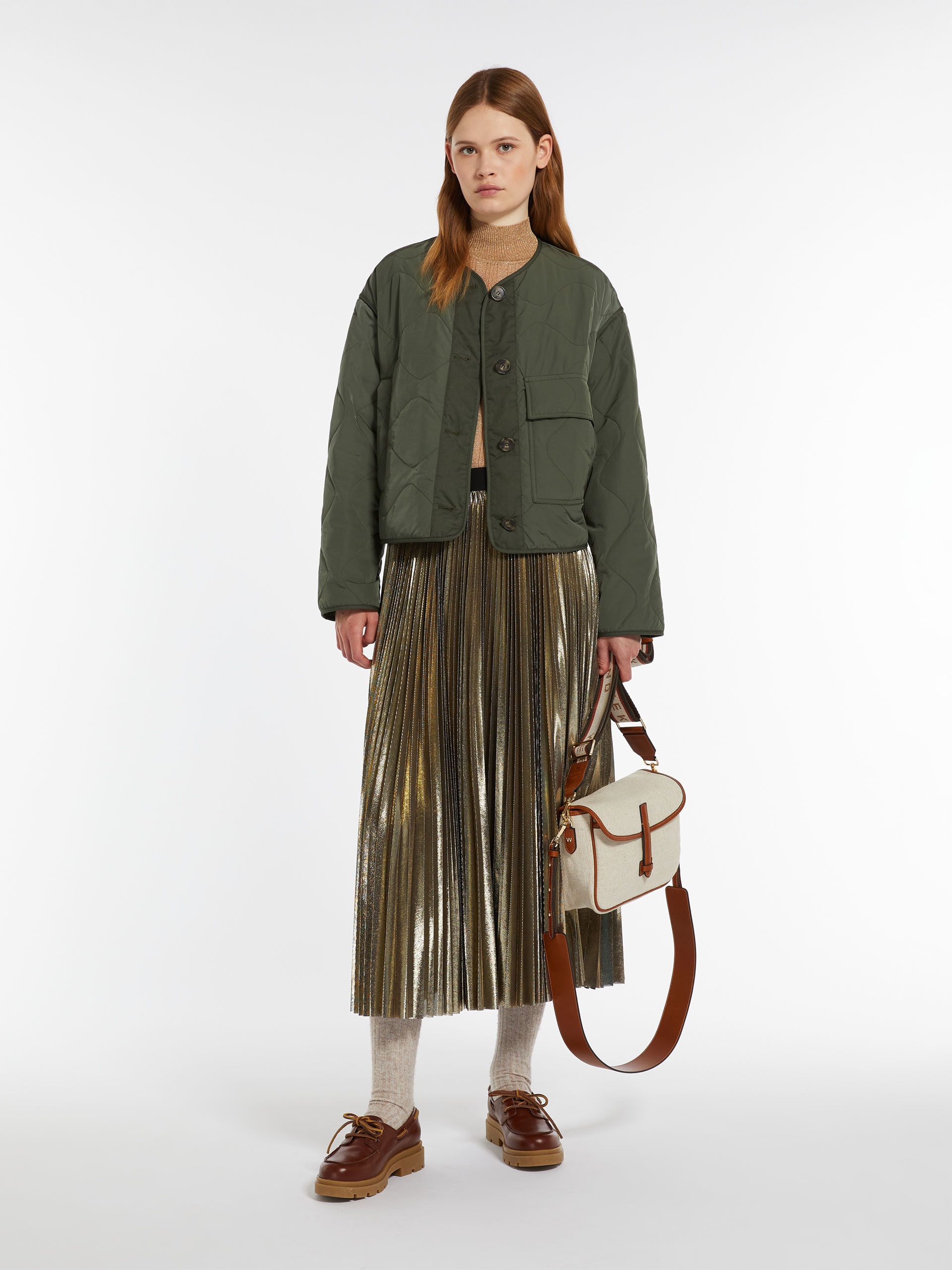 NURRA Pleated georgette skirt - 2