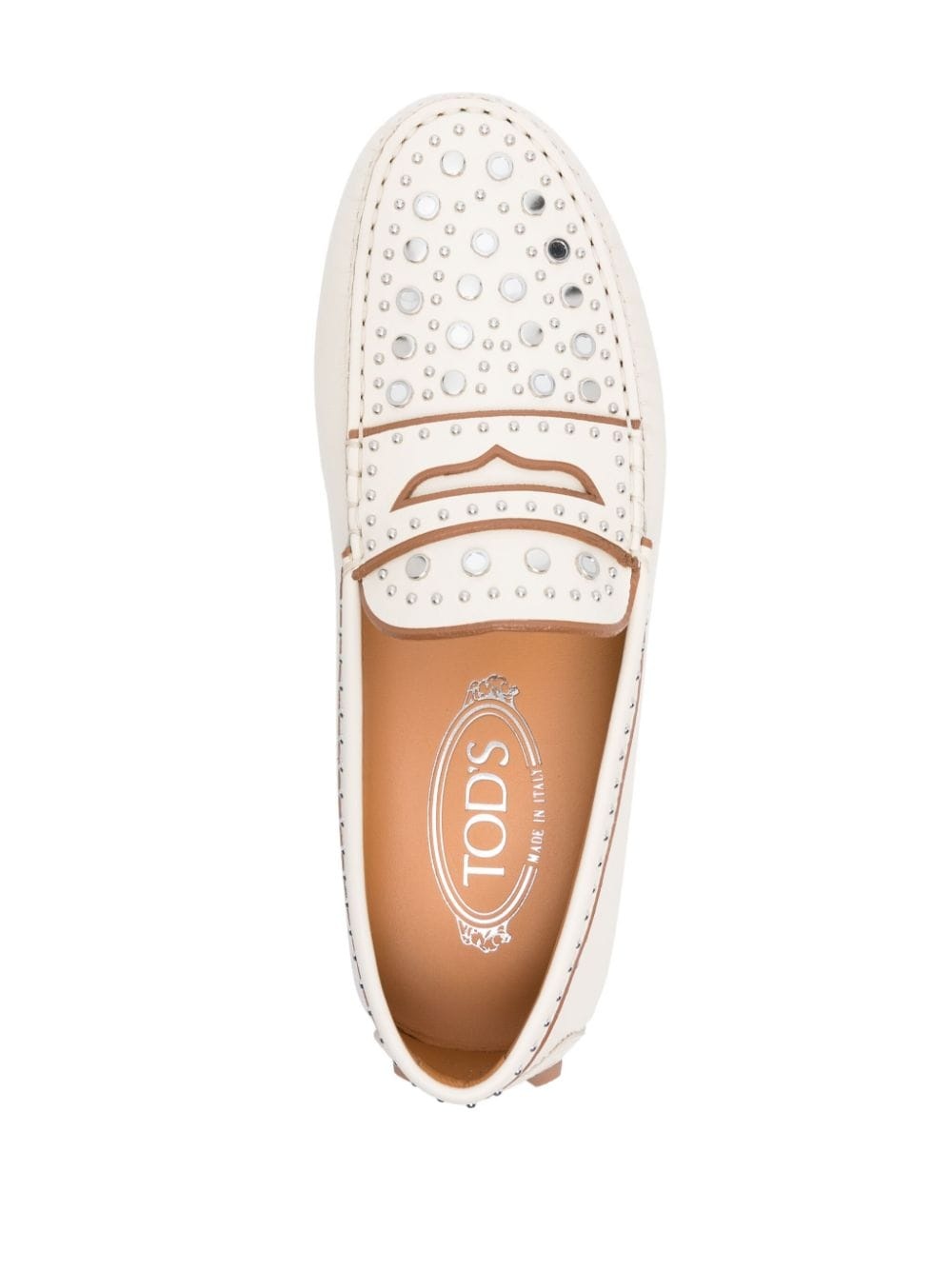 Gommino Macro studded loafers - 4