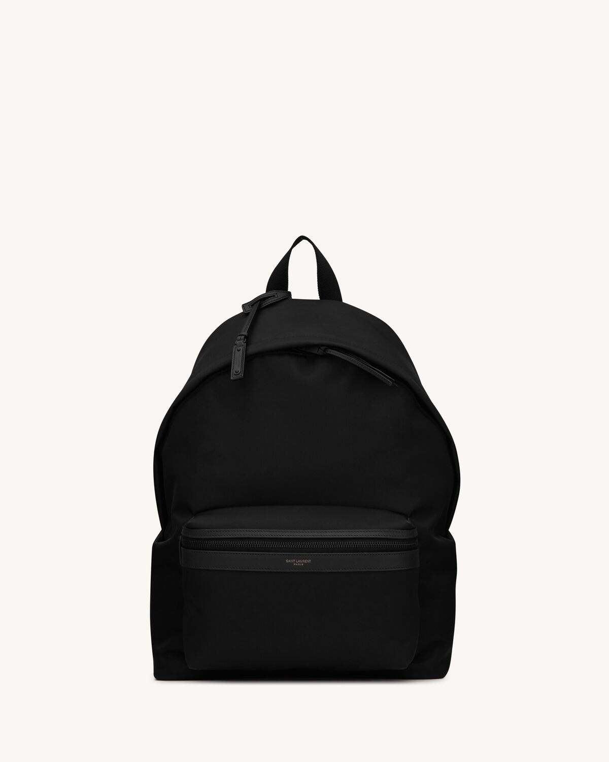 CITY BACKPACK IN ECONYL®, SMOOTH LEATHER AND NYLON - 1