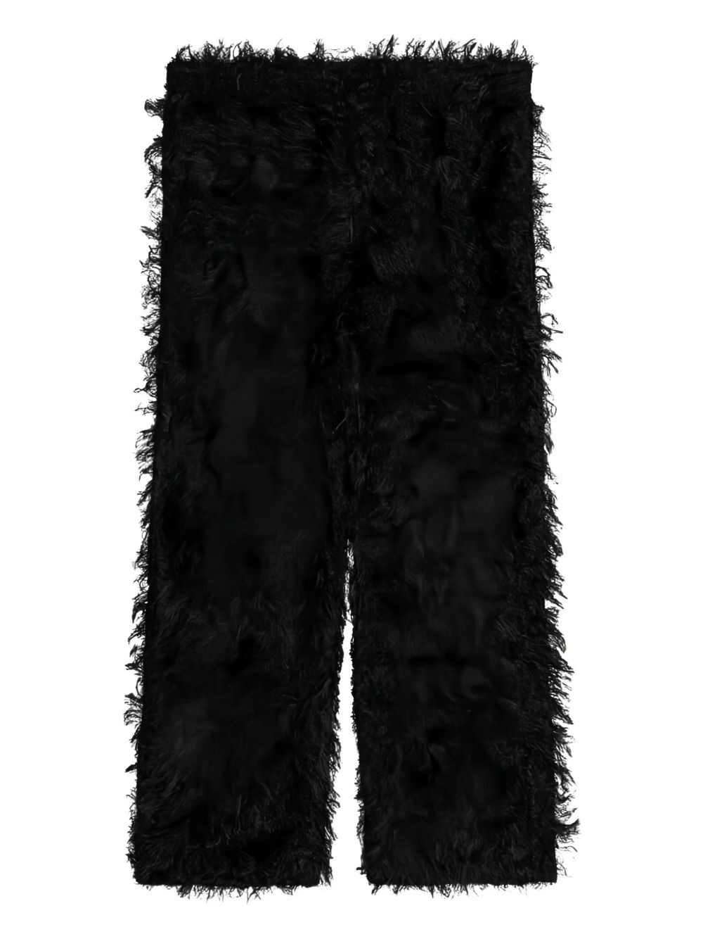 textured ribbon-tie trousers - 2