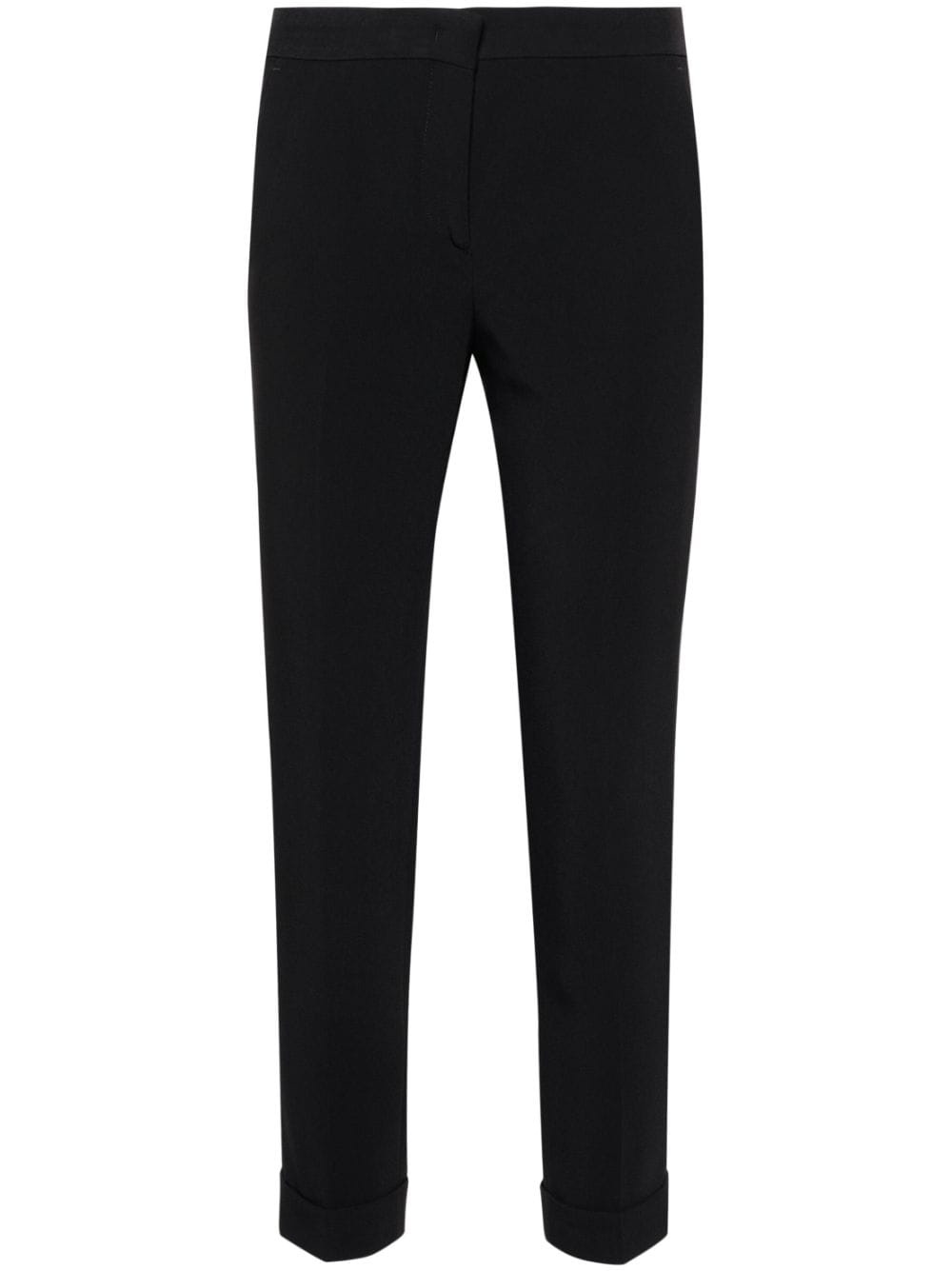 high-waist cropped trousers - 1