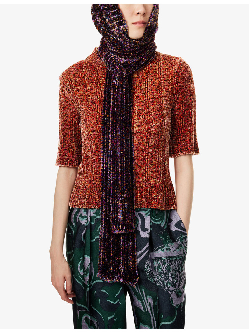 Dries Van Noten Teya Knitted Scarf outlook