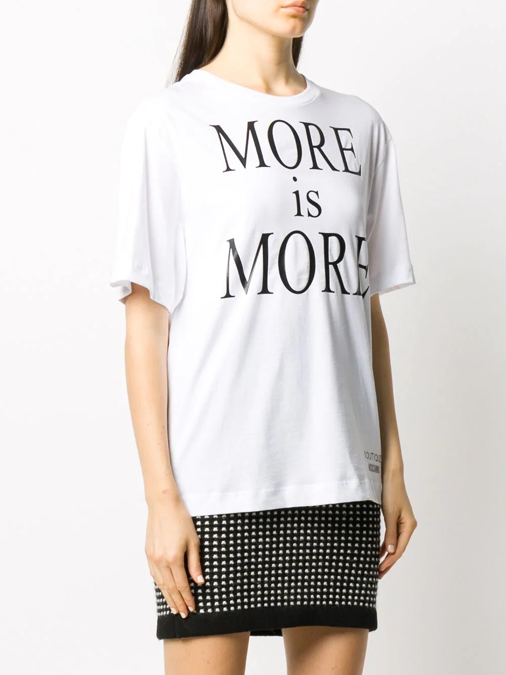 More Is More-print cotton T-shirt - 3