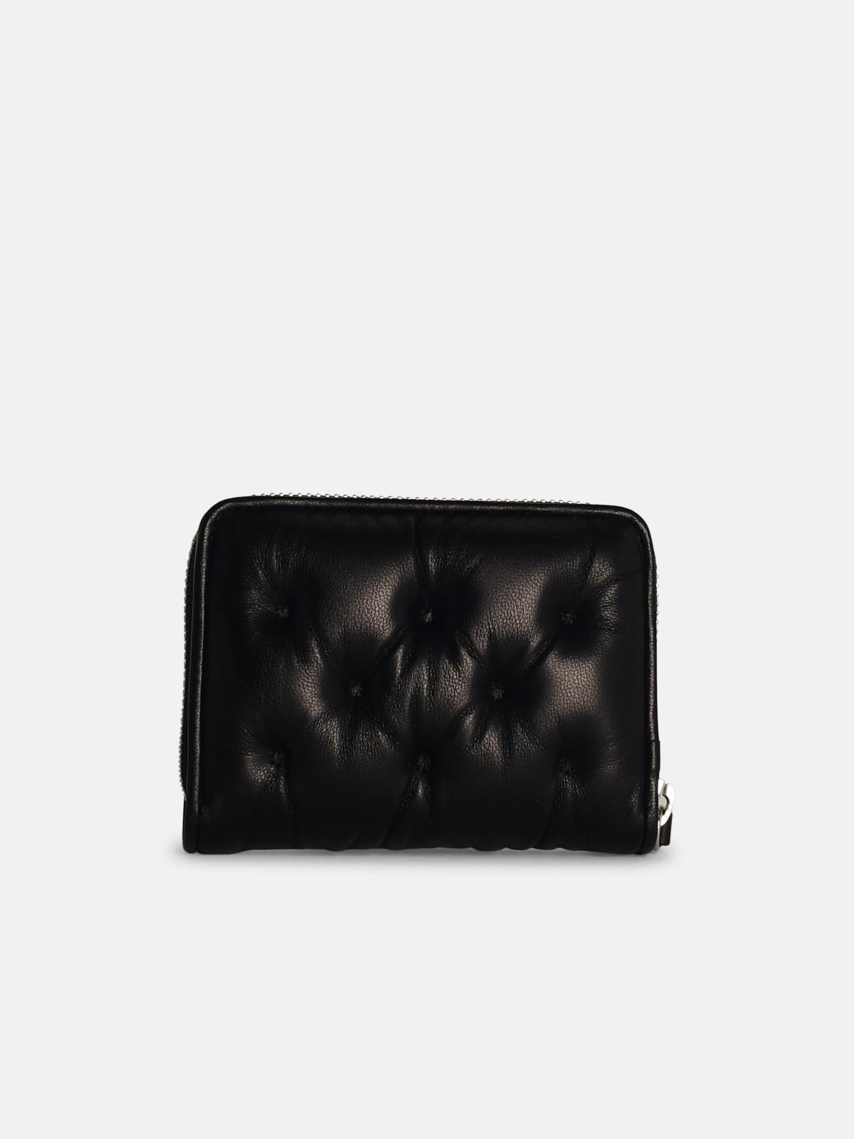 BLACK LEATHER WALLET - 3