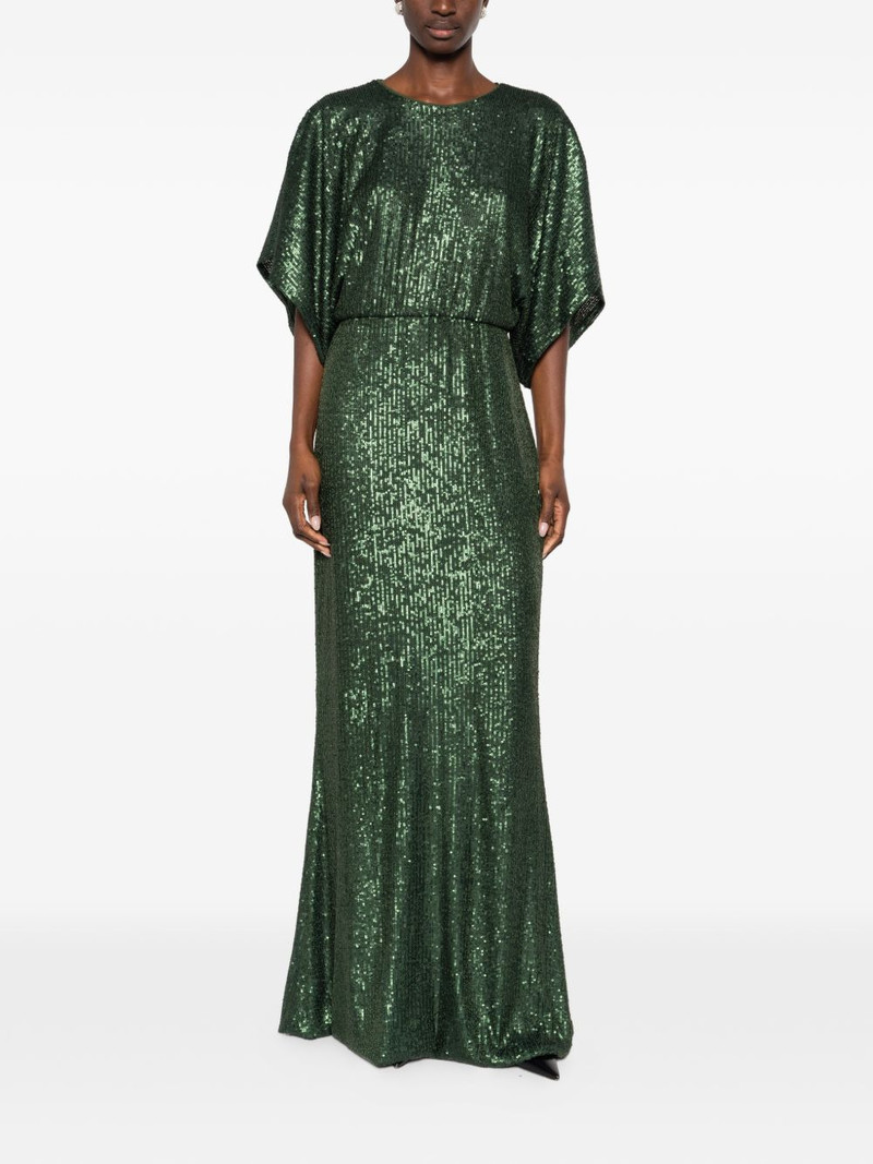 NORMA KAMALI sequinned maxi dress outlook