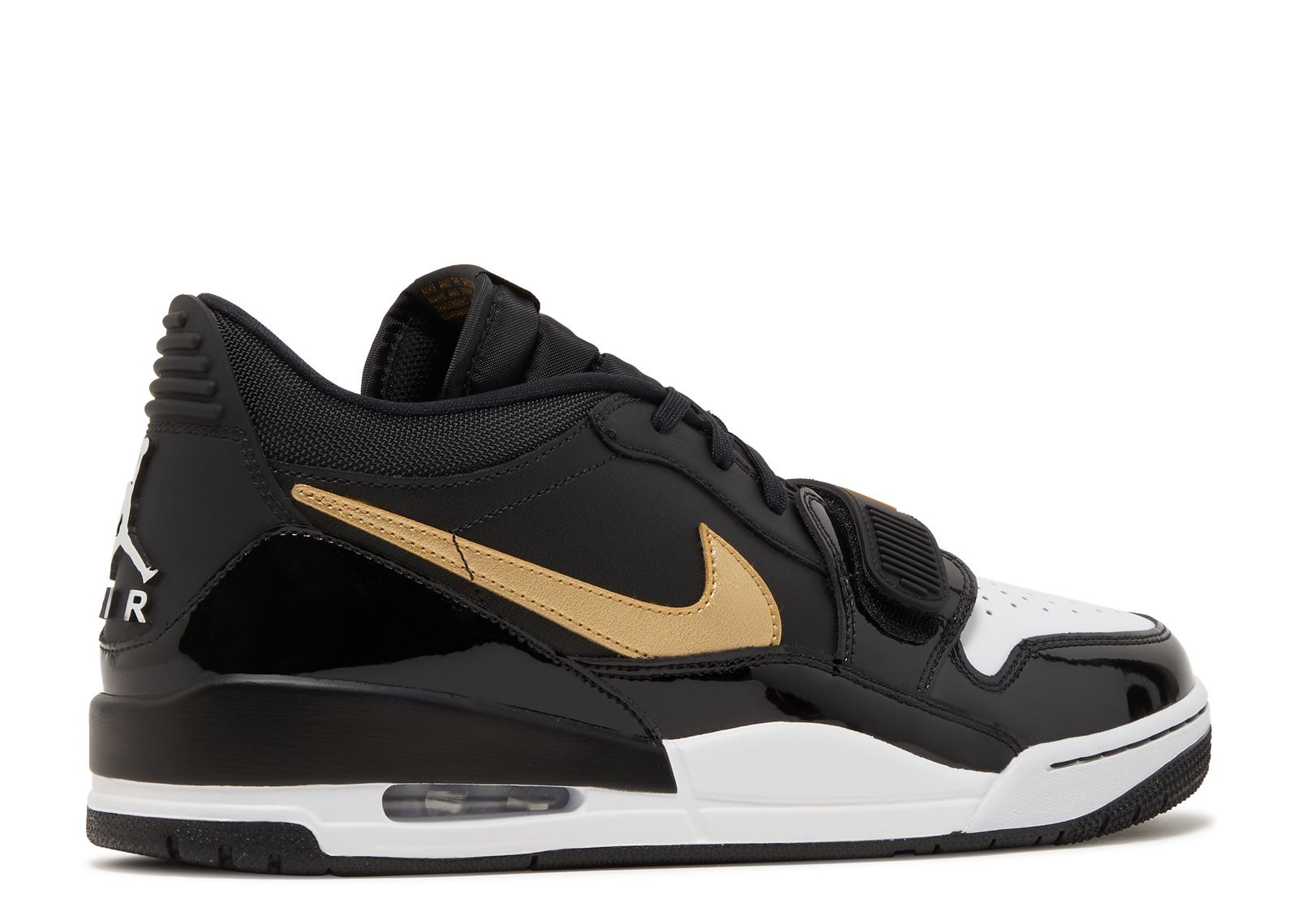 JORDAN LEGACY 312 LOW 'BLACK METALLIC GOLD' - 3
